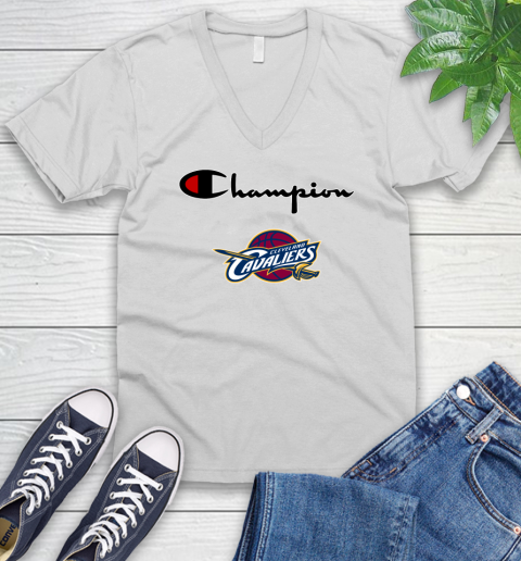 NBA Basketball Cleveland Cavaliers Champion Shirt V-Neck T-Shirt