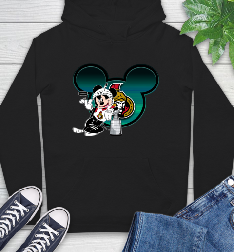 NHL Ottawa Senators Stanley Cup Mickey Mouse Disney Hockey T Shirt Hoodie 2