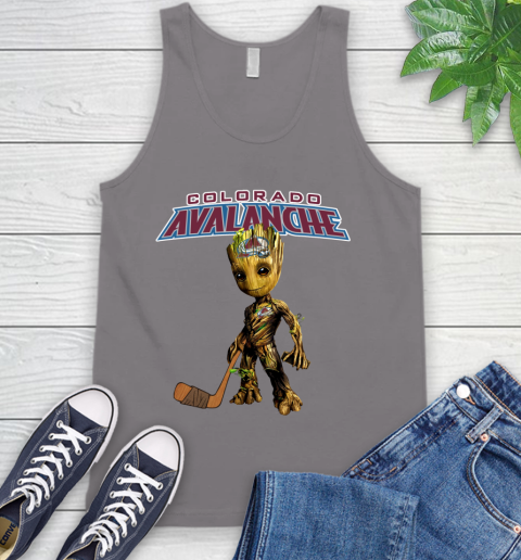 Colorado Avalanche NHL Hockey Groot Marvel Guardians Of The Galaxy Tank Top 7
