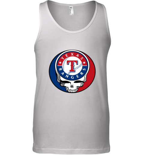 Texas Rangers The Grateful Dead Baseball MLB Mashup Tank Top