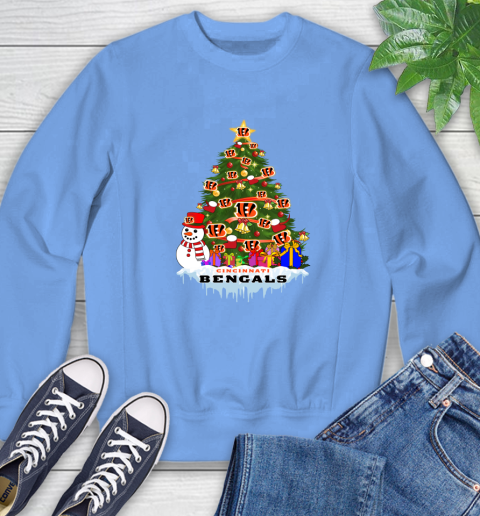 Cincinnati Bengals Merry Christmas NFL Football Sports Sweatshirt 11