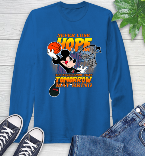 Miami Heat NBA Basketball Mickey Disney Never Lose Hope Long Sleeve T-Shirt 10