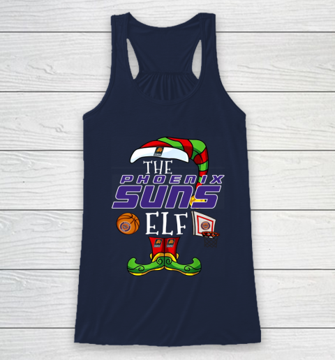 Phoenix Suns Christmas ELF Funny NBA Racerback Tank 8