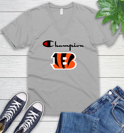 NFL Football Cincinnati Bengals Champion Shirt V-Neck T-Shirt 2