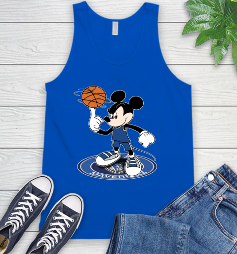 NBA Basketball Dallas Mavericks Cheerful Mickey Disney Shirt Tank Top 5