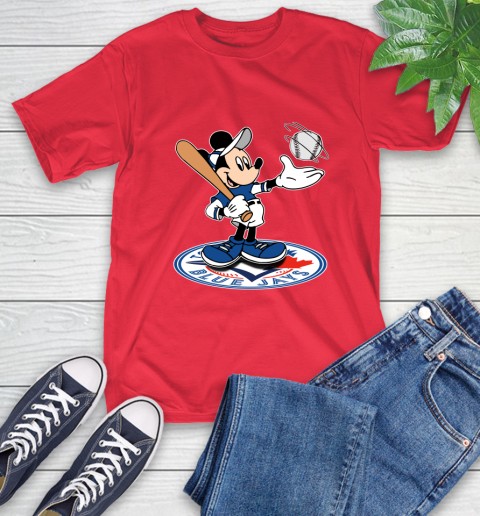 MLB Baseball Toronto Blue Jays Cheerful Mickey Disney Shirt T-Shirt 11