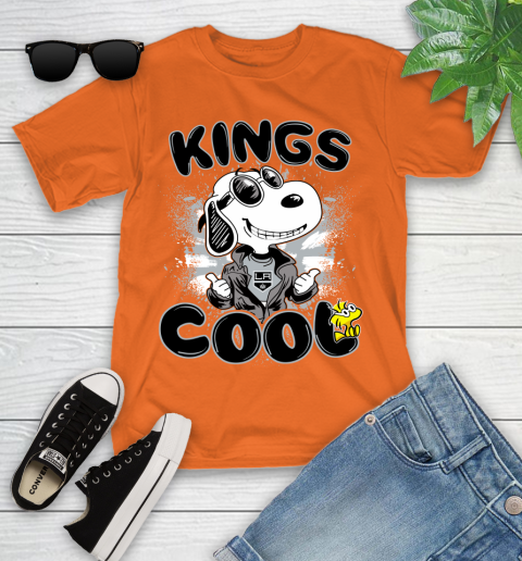 NHL Hockey Los Angeles Kings Cool Snoopy Shirt Youth T-Shirt 8