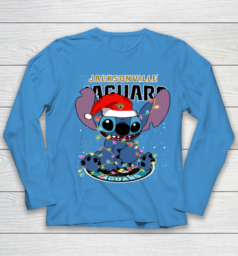Jacksonville Jaguars NFL Football noel stitch Christmas Youth Long Sleeve 4