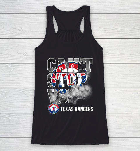 MLB Texas Rangers Baseball Can't Stop Vs Rangers Racerback Tank