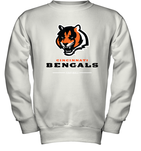 Cincinnati Cengals NFL Pro Line Black Team Lockup Youth Sweatshirt