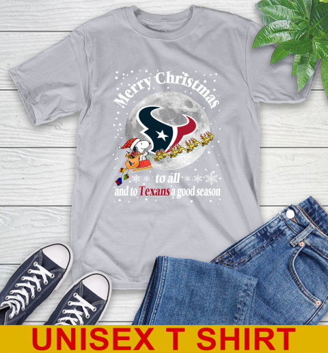 Houston Texans Merry Christmas To All And To Texans A Good Season NFL Football Sports T-Shirt 5