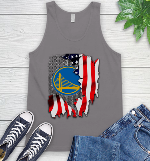 Golden State Warriors NBA Basketball American Flag Tank Top 6