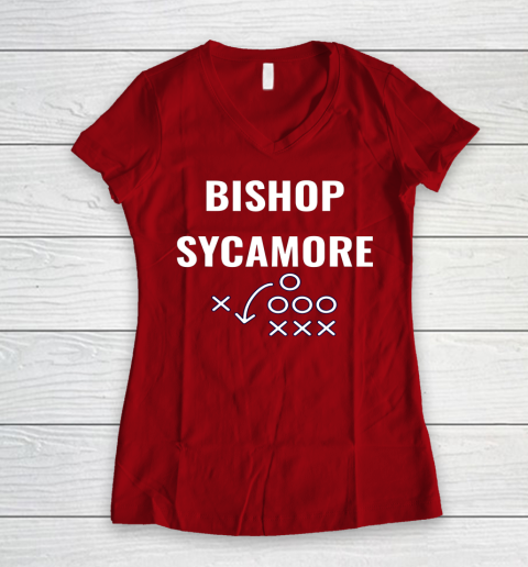 Bishop Sycamore Football Shirt Women's V-Neck T-Shirt 4