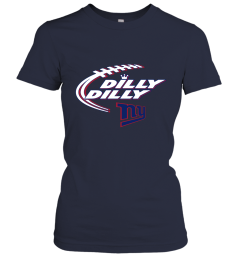 NFL New York Giants Dilly Dilly Football Sports 0wHjnU6WQQR ladies t shirt 20 95 151514 front navy