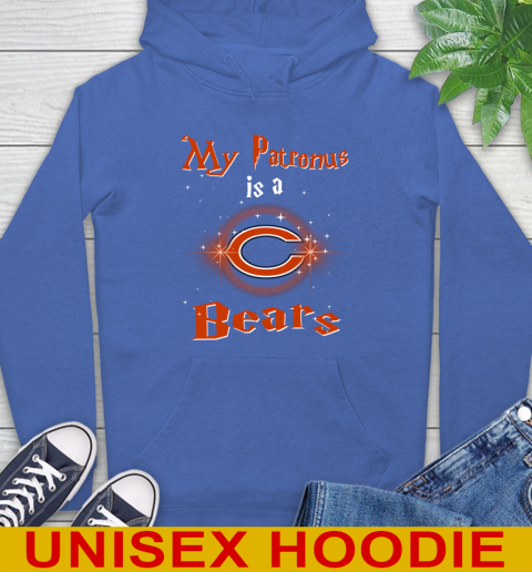 NFL Football Harry Potter My Patronus Is A Chicago Bears Hoodie 9