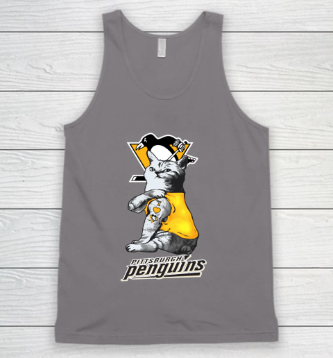 NHL My Cat Loves Pittsburgh Penguins Hockey Tank Top 6