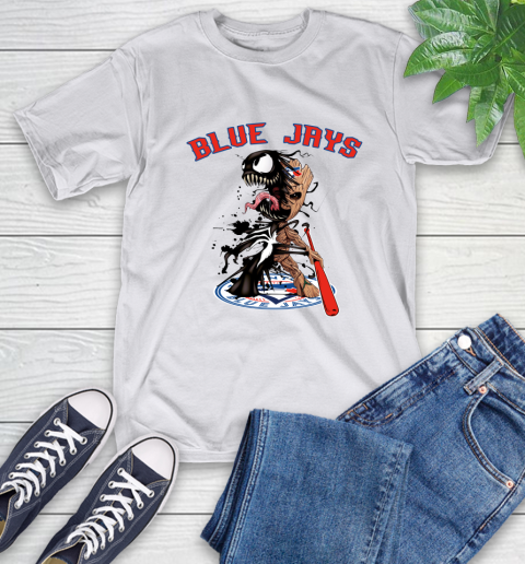 MLB Toronto Blue Jays Baseball Venom Groot Guardians Of The Galaxy T-Shirt 12