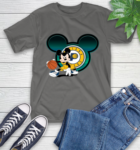 NBA Indiana Pacers Mickey Mouse Disney Basketball T-Shirt 9