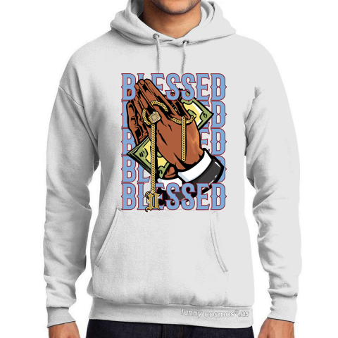 Air Jordan 1 Fearless Matching Sneaker Tshirt Drake Blessed Red and Blue Jordan Tshirt