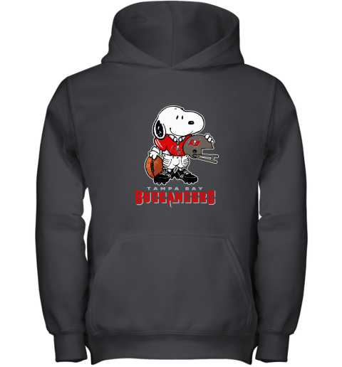 Snoopy A Strong And Proud Tampa Bay Buccaneers Player NFL Youth Hoodie