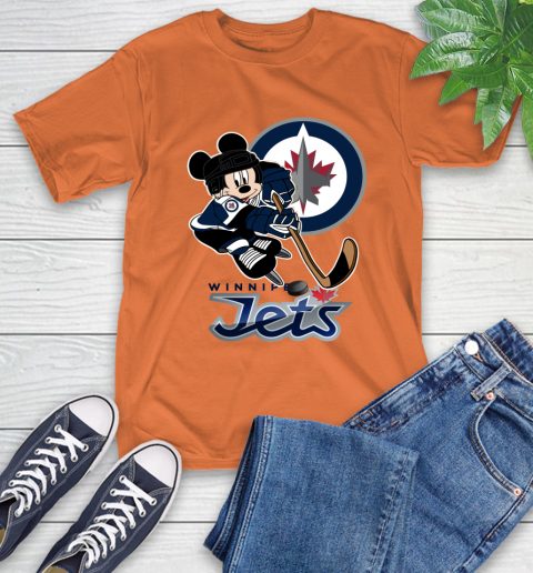 NHL Winnipeg Jets Mickey Mouse Disney Hockey T Shirt T-Shirt 5