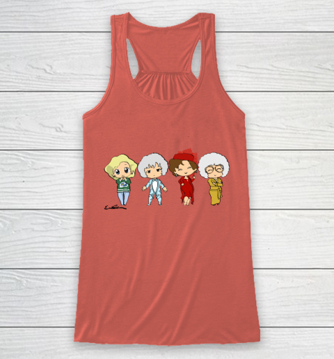 The Golden Girls  Chibis Racerback Tank 2