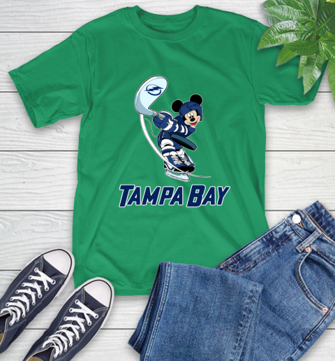 NHL Hockey Tampa Bay Lightning Cheerful Mickey Mouse Shirt T-Shirt 8