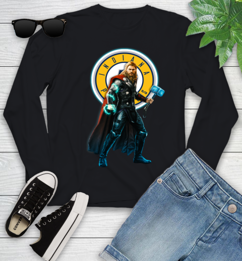 NBA Thor Avengers Endgame Basketball Indiana Pacers Youth Long Sleeve 2