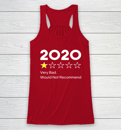 2020 One Star Very Bad Would Not Recommend Racerback Tank 4