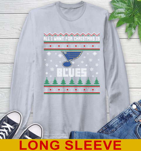 St.Louis Blues NHL Hockey All I Want For Christmas Is My Team Sports 60