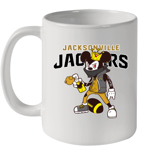 Jacksonville Jaguars NFL Football Mickey Peace Sign Sports Ceramic Mug 11oz