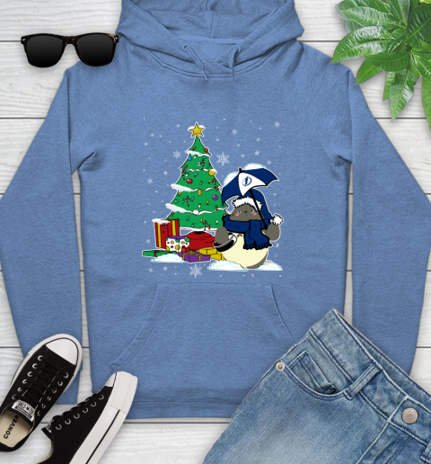 Tampa Bay Lightning NHL Hockey Cute Tonari No Totoro Christmas Sports Youth Hoodie 13
