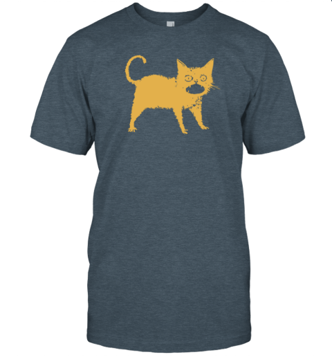 5bvi horrible japanese cat premium classic t shirt 2 front dark heather