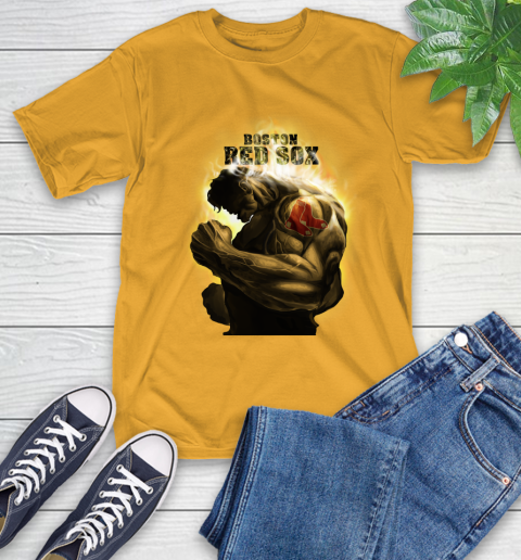 Boston Red Sox MLB Baseball Hulk Marvel Avengers Sports T-Shirt 2