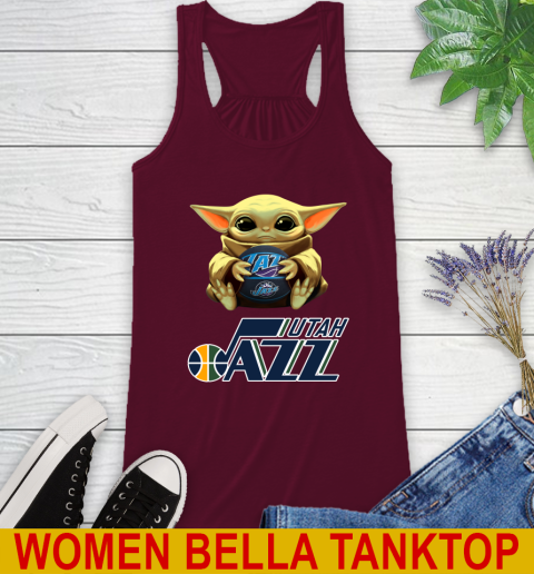 NBA Basketball Utah Jazz Star Wars Baby Yoda Shirt 39