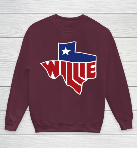 Willie Nelson shirt Willie's Texas Youth Sweatshirt 4