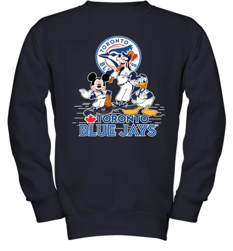 MLB Toronto Blue Jays Mickey Mouse Donald Duck Goofy Baseball T Shirt