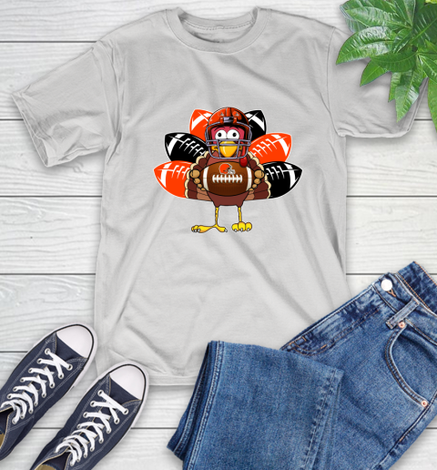 Cleveland Browns Turkey Thanksgiving Day T-Shirt