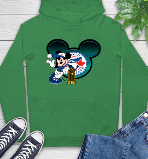 MLB Toronto Blue Jays The Commissioner's Trophy Mickey Mouse Disney Hoodie 8