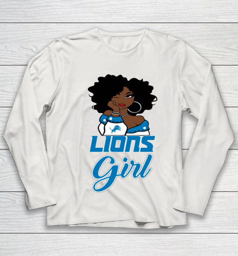 Detroit Lions Girl NFL Youth Long Sleeve 11