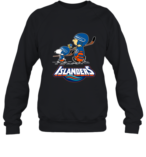 Let's Play New York Islanders Ice Hockey Snoopy NHL Sweatshirt