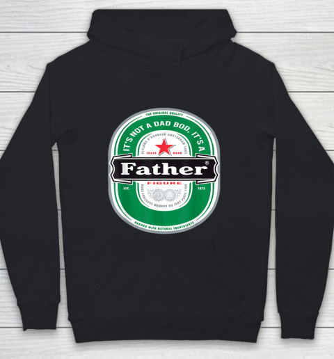 Beer Lover Funny Shirt Mens It's Not a Dad Bod It's a Father Figure Beer Fathers Day Youth Hoodie