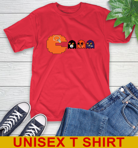 Cleveland Browns NFL Football Pac Man Champion T-Shirt 10