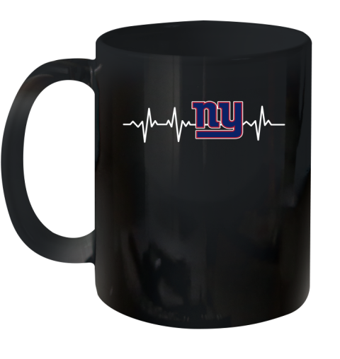 New York Giants NFL Football Heart Beat Shirt Ceramic Mug 11oz