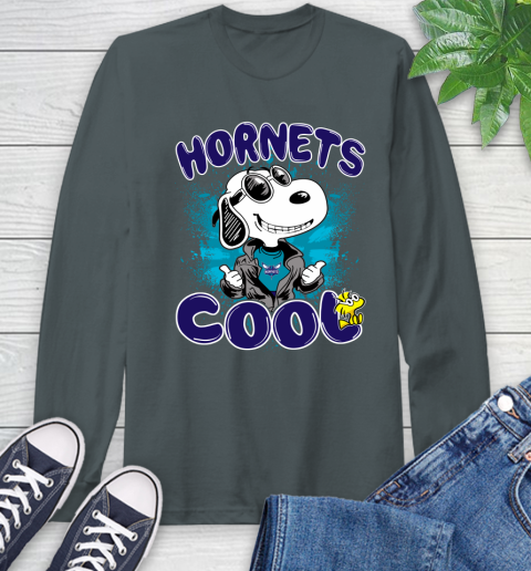 NBA Basketball Charlotte Hornets Cool Snoopy Shirt Long Sleeve T-Shirt 7