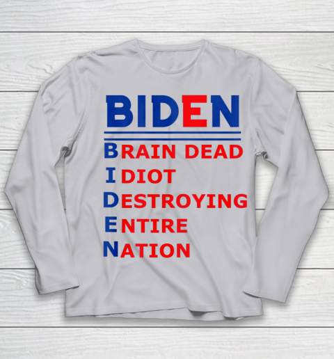 Republicans voter Anti Joe Biden Youth Long Sleeve 3