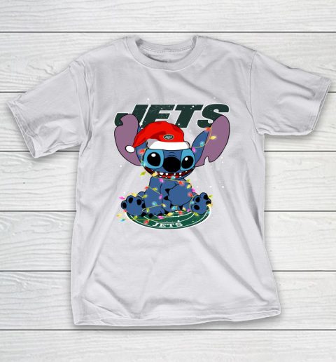 New York Jets NFL Football noel stitch Christmas T-Shirt 9