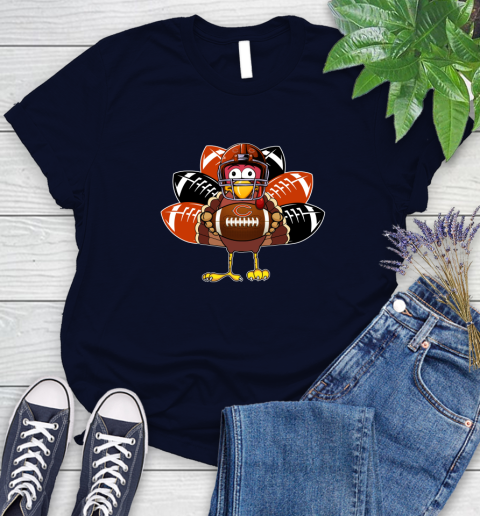 Chicago Bears Turkey Thanksgiving Day Women's T-Shirt 3