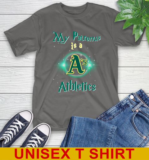 MLB Baseball Harry Potter My Patronus Is A Oakland Athletics T-Shirt 10
