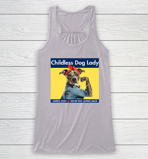 Childless Dog Lady Is Voting Kamala Election Usa 2024 Racerback Tank 2